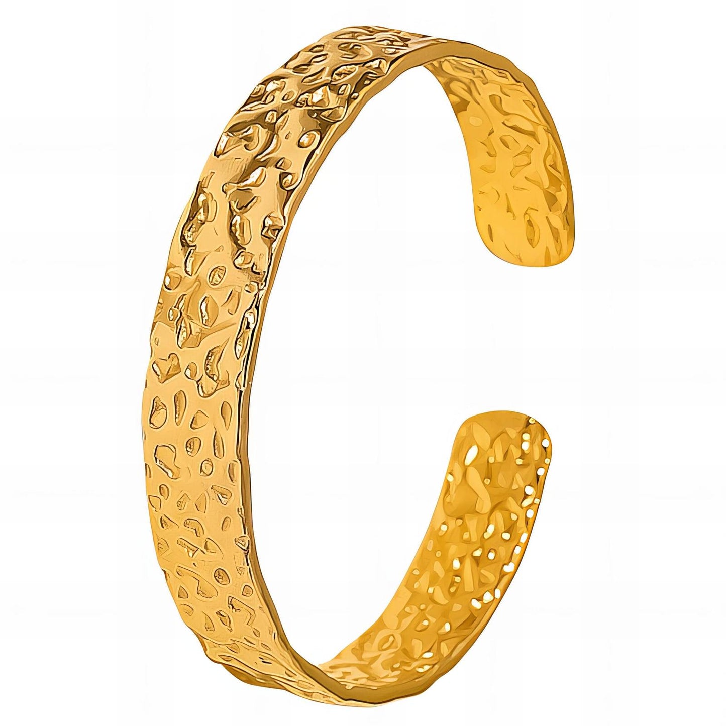 18K gold plated Stainless steel bracelet, Intensity