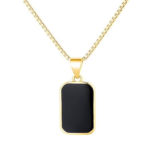 18K gold plated Stainless steel necklace, Intensity