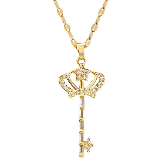 18K gold plated  Stars necklace, Intensity