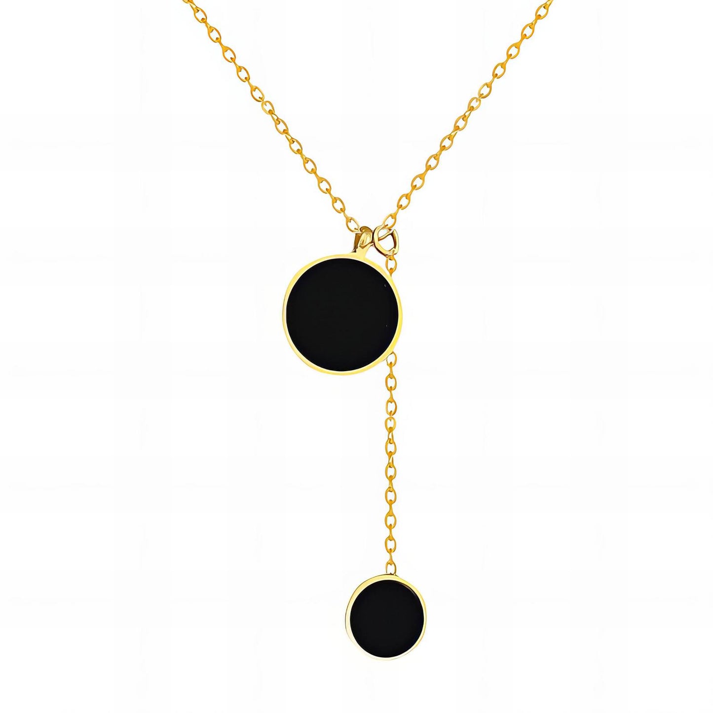 18K gold plated necklace, Intensity