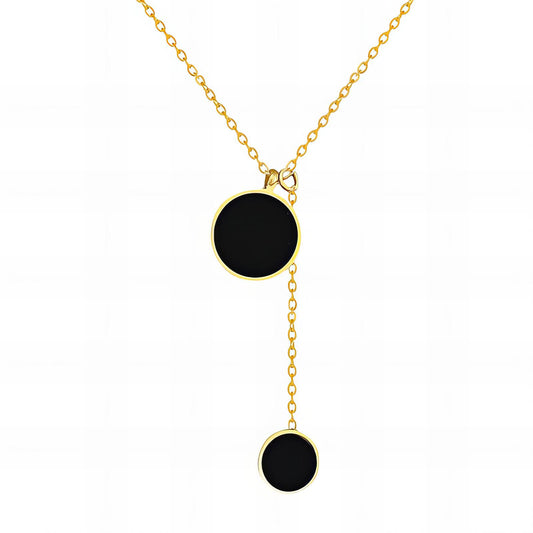 18K gold plated necklace, Intensity