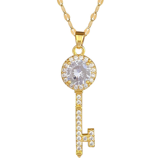 18K gold plated necklace, Intensity