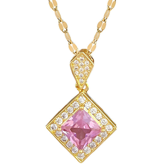 18K gold plated necklace, Intensity