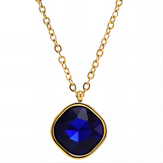 18K gold plated Stainless steel necklace, Intensity