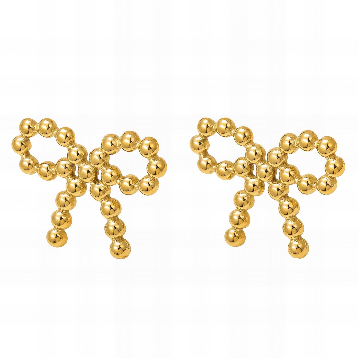 18K gold plated Stainless steel earrings, Intensity