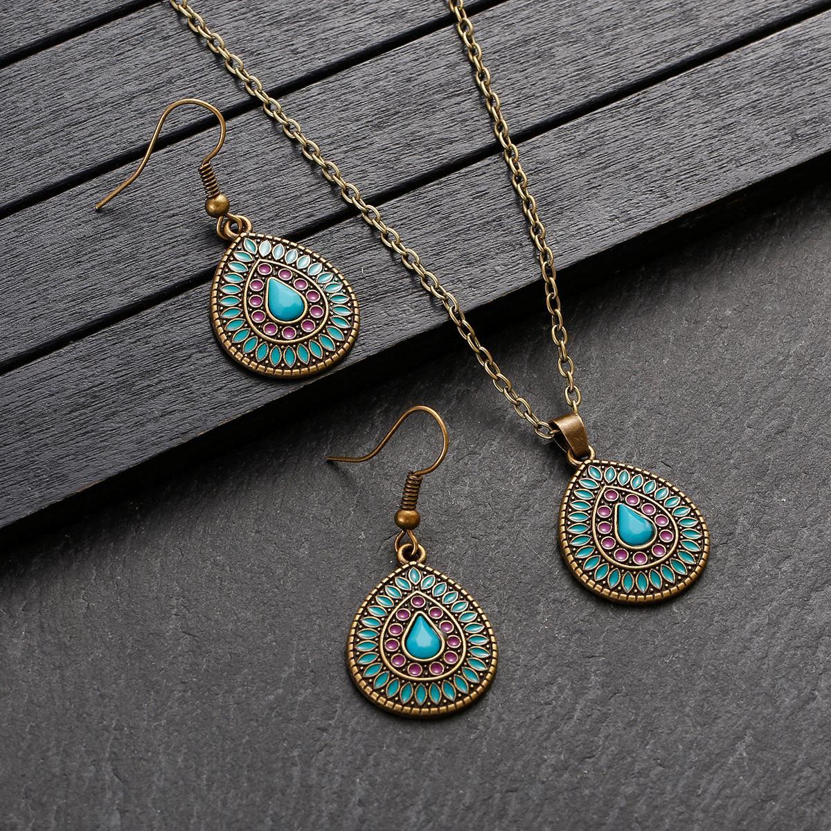 Bohemian Style Colorful Bead Jewelry Set