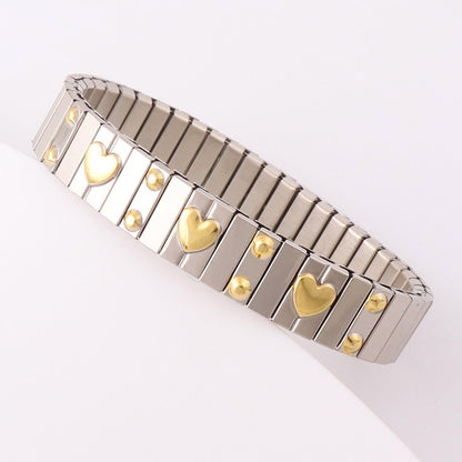 stainless steel elastic bracelet