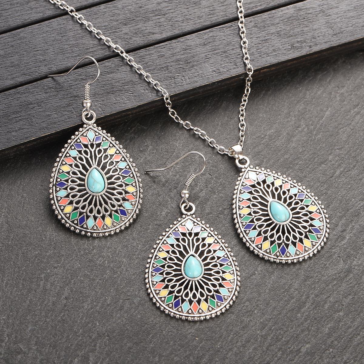 Bohemian Style Colorful Bead Jewelry Set