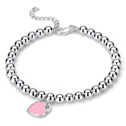 Women's Fashion Personalized Red Heart Bracelet