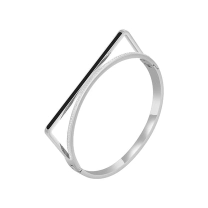 For Women's Stainless Steel Cuff Bracelet Trendy Elegant Jewelry