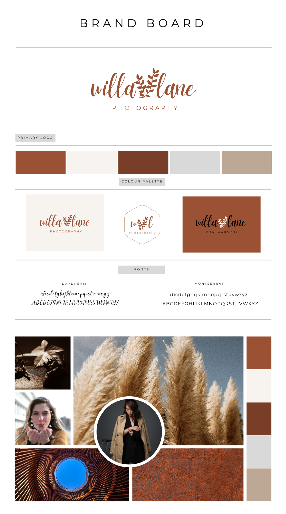 Branding Board 141 - Willa Lane Photography