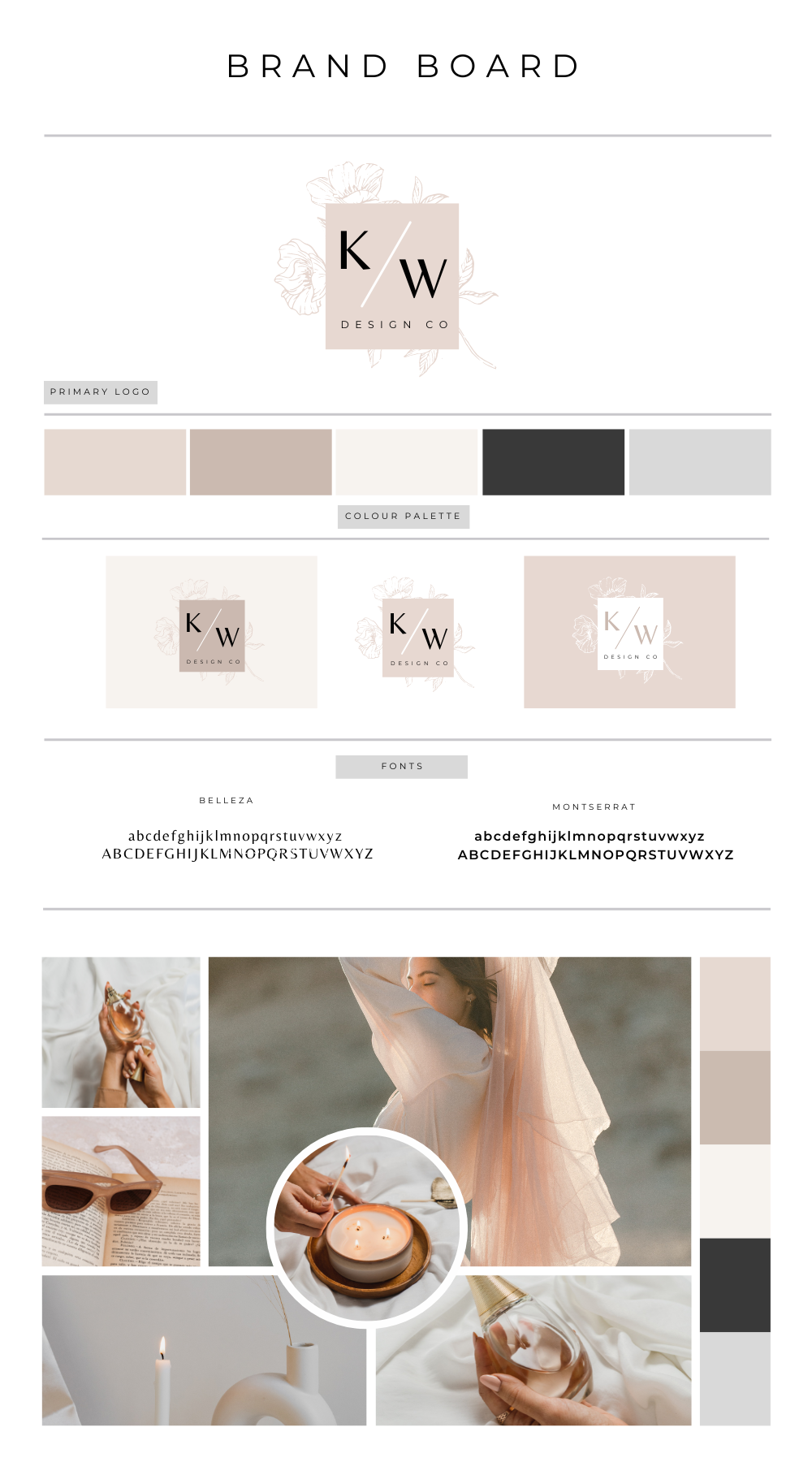 Branding Board 163 - K W Design Co