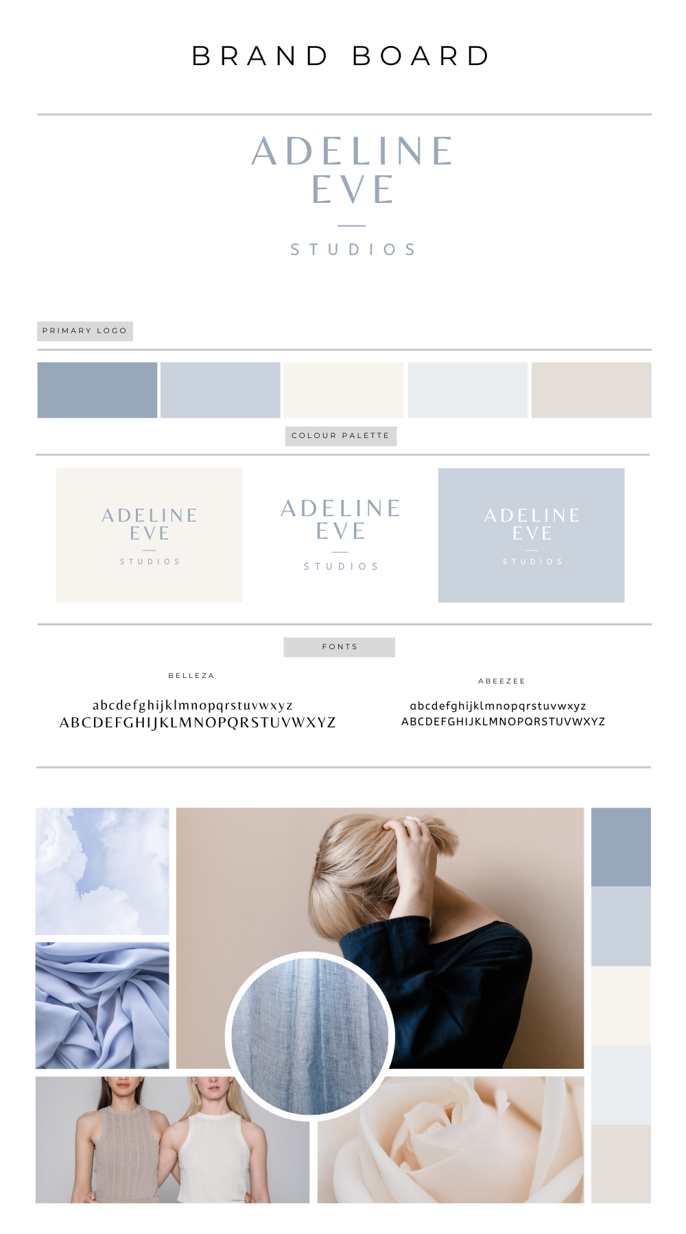 Branding Board 165 - Adeline Eve Studios