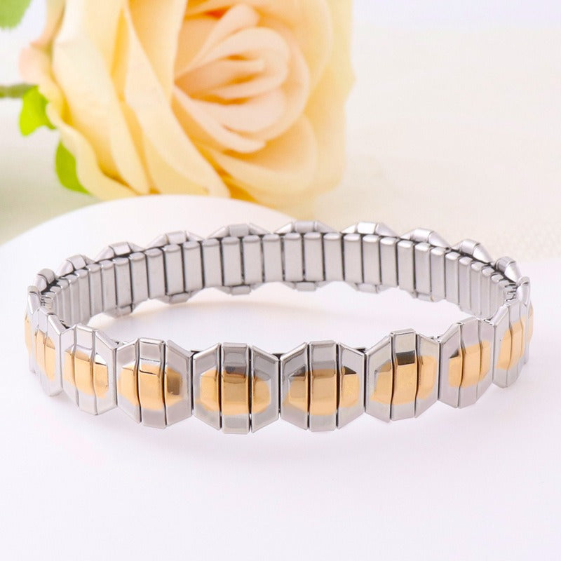 stainless steel elastic bracelet