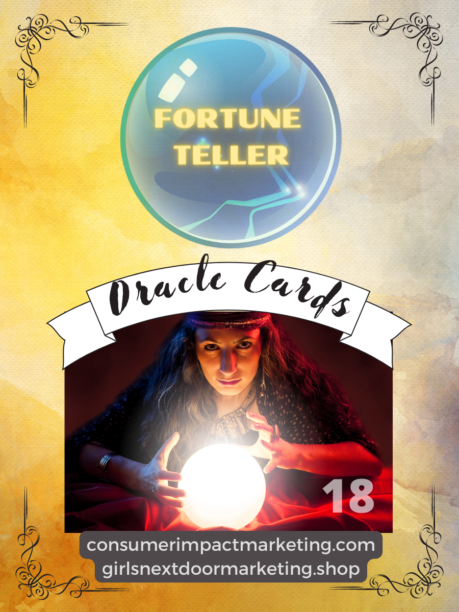 Fortune Teller Oracle Cards - 21 Pages