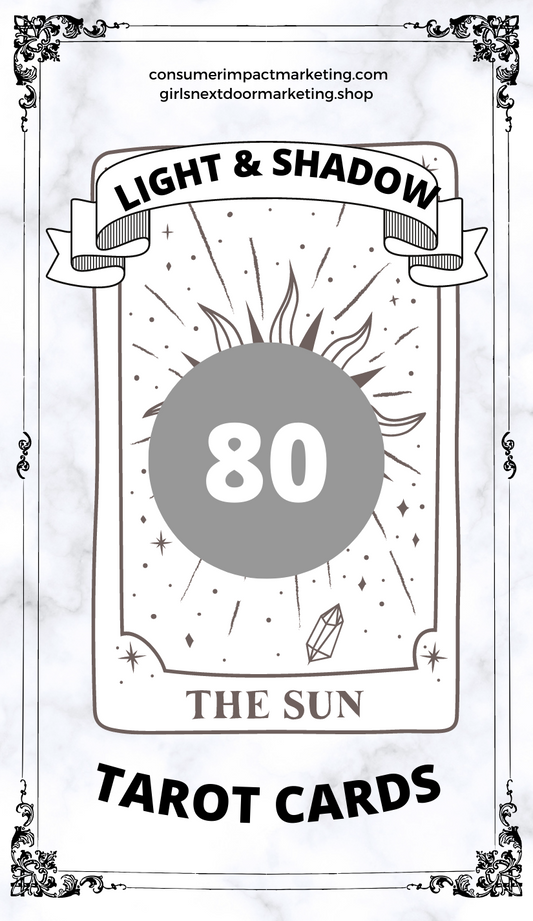 Light and Shadow Tarot Cards - 80 Pages