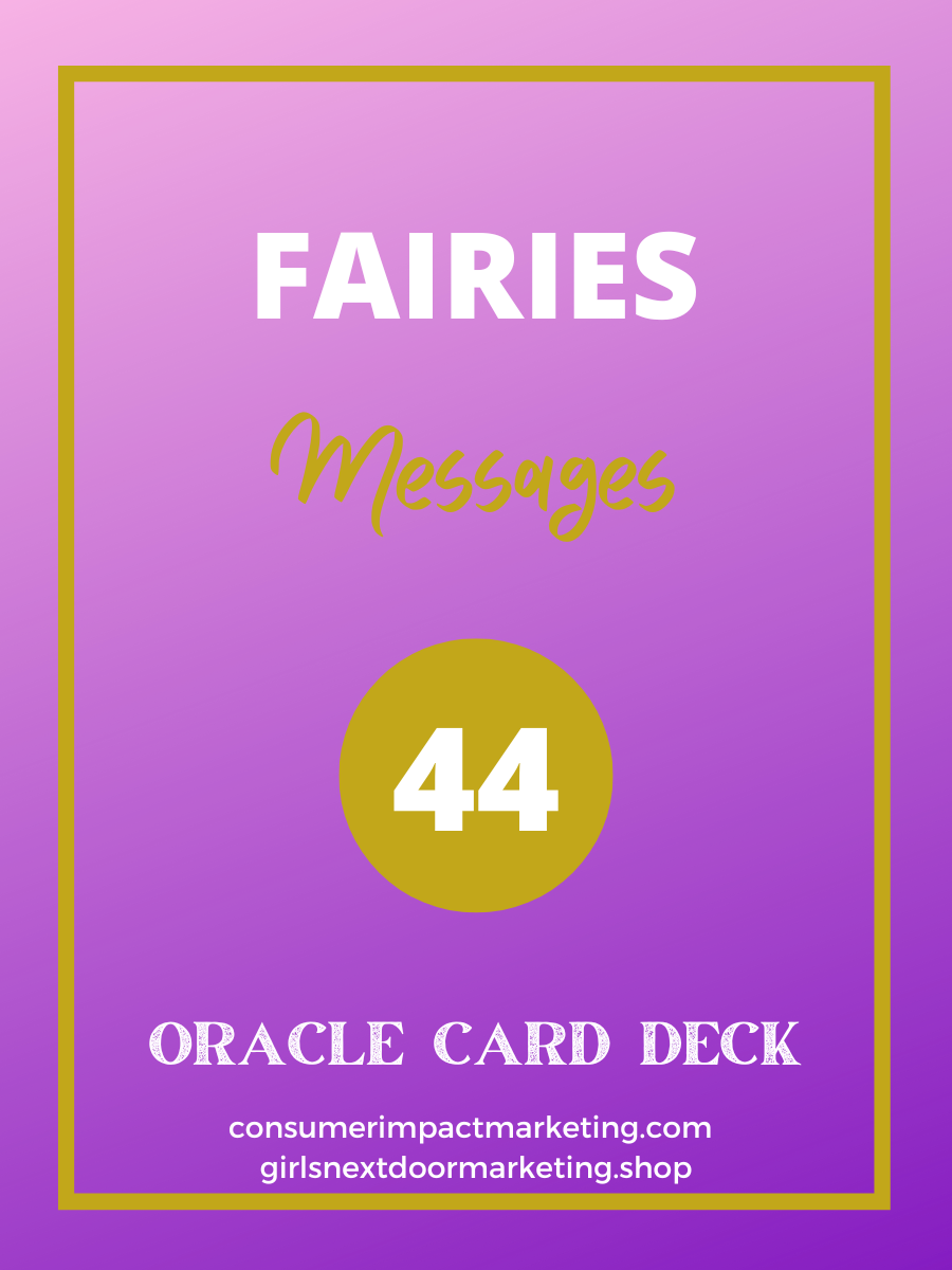 Messages From Fairies 44 Oracle Card Deck - 47 Pages