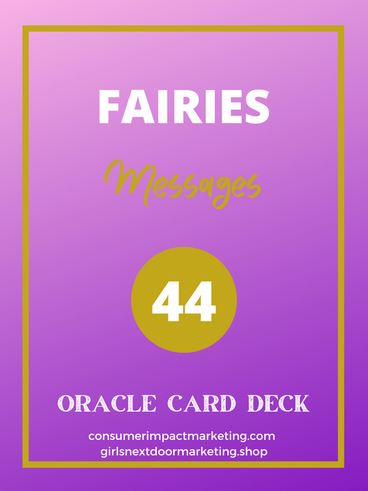 Messages From Fairies 44 Oracle Card Deck - 47 Pages