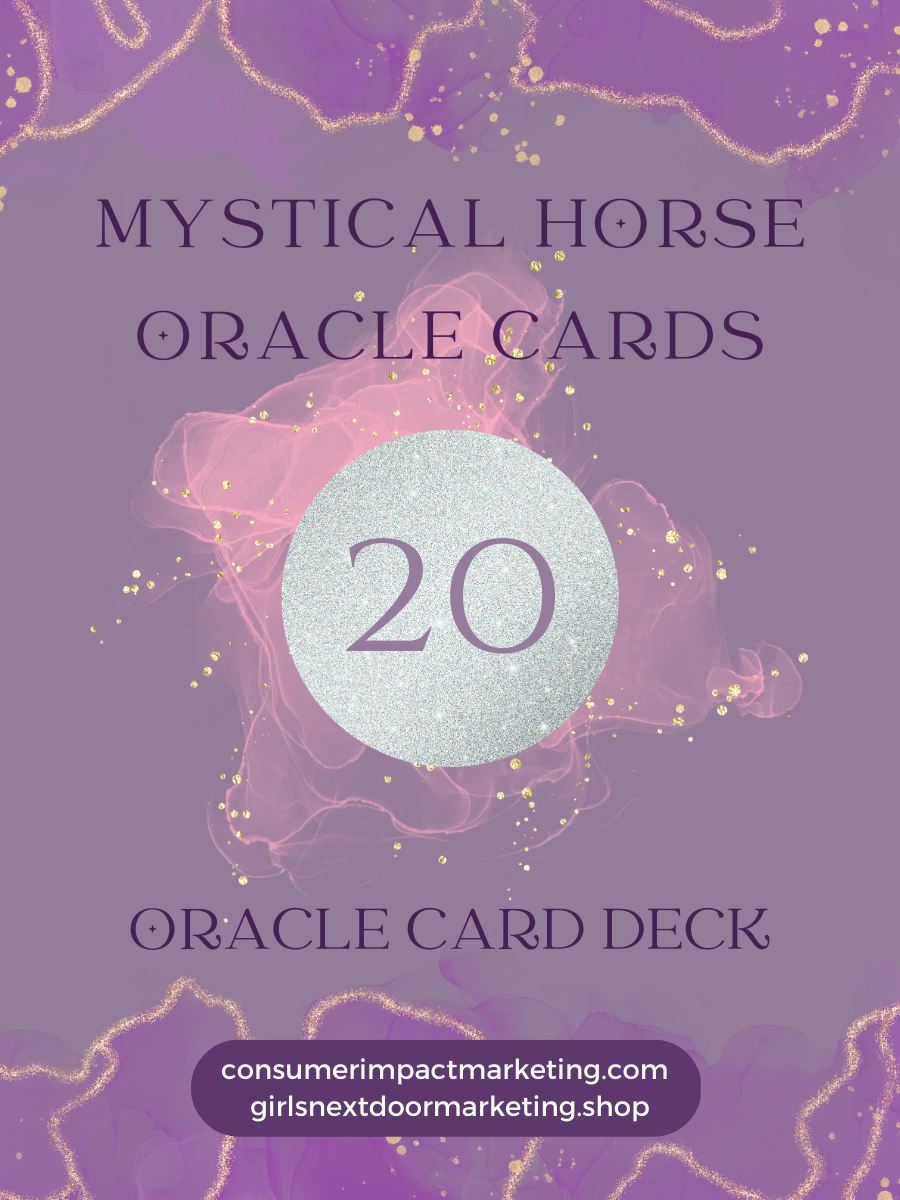 Mystical Horse Oracle Card Deck - 23 Pages