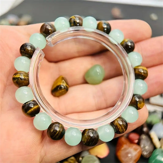 Tigereye Green Aventurine Natural Bracelet Female High Sense Ornament