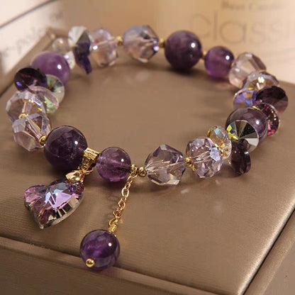 Natural Amethyst New Chinese Bracelet Love Gem