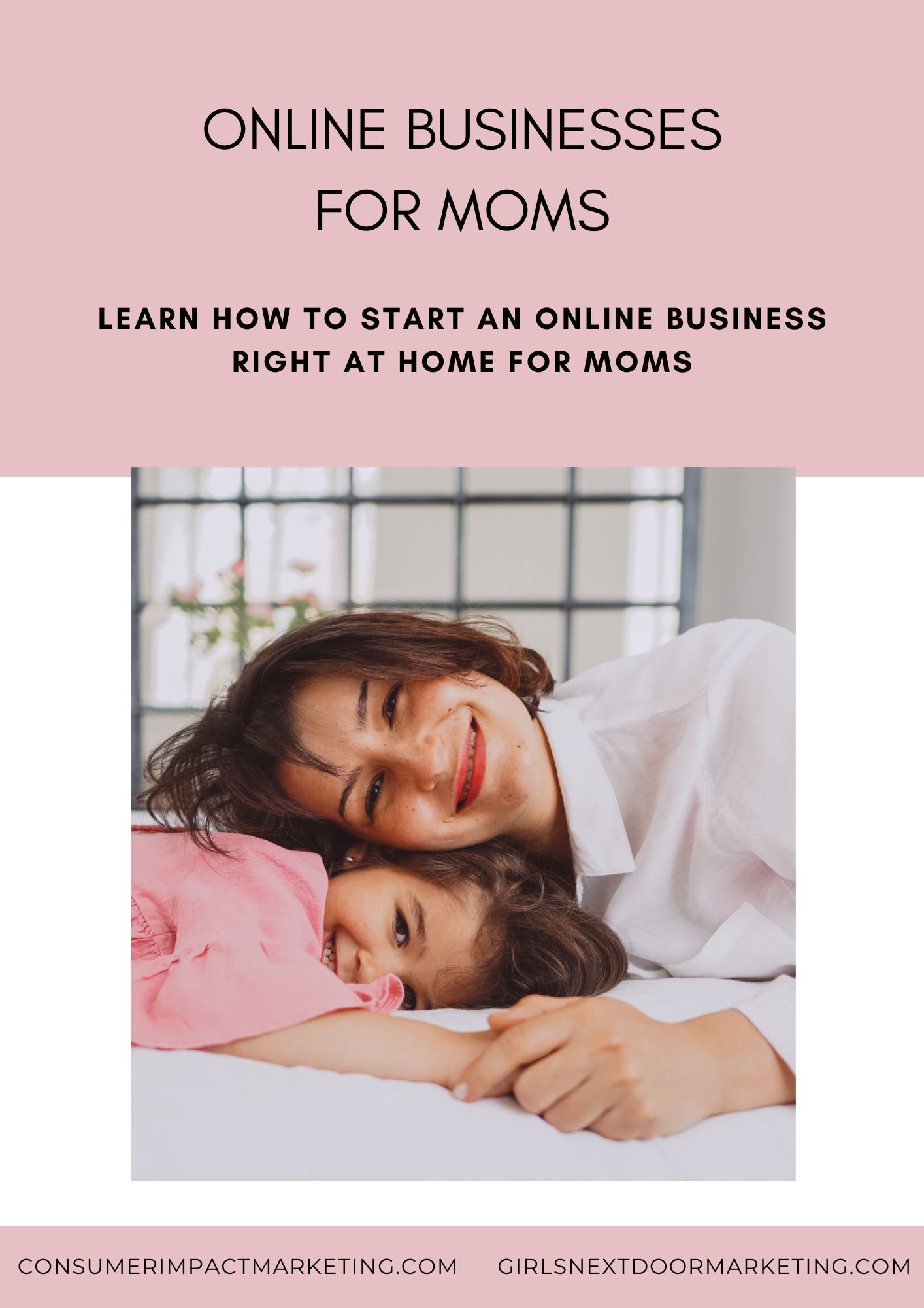 Online Businesses For Moms Playbook - 50 Pages