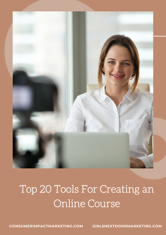 Top 20 Tools For Creating an Online Course Playbook - 27 Pages