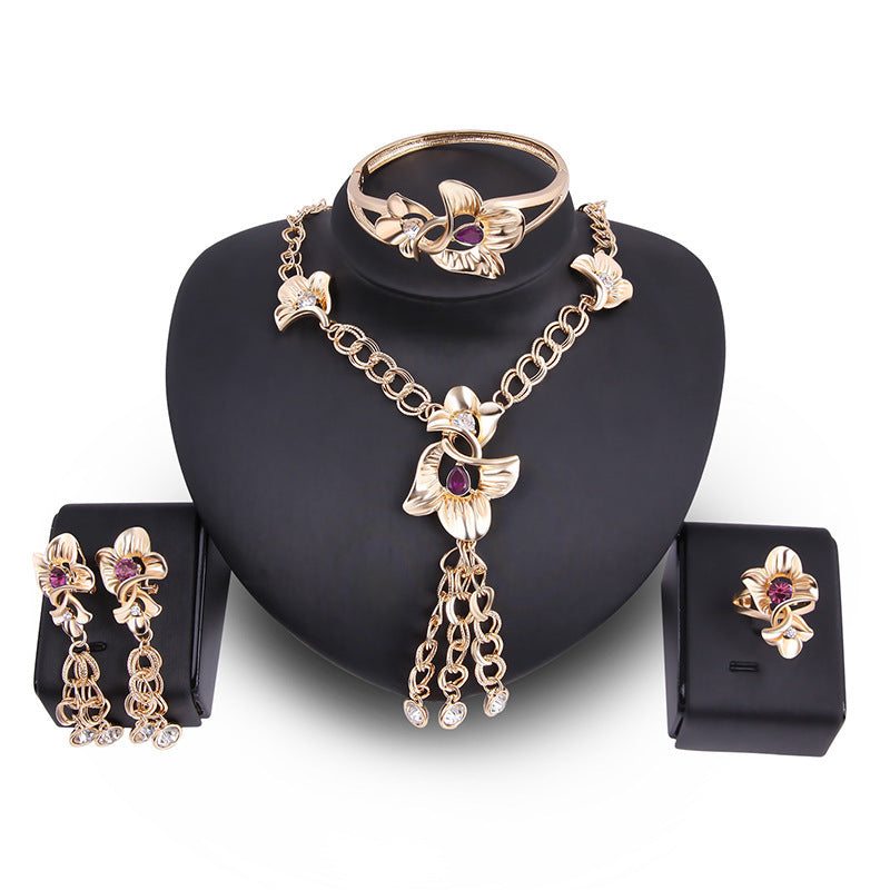 Fashion Gem Jewelry Set Bridal Dinner