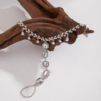 Diamond Tassel Anklet Fashion Elegant