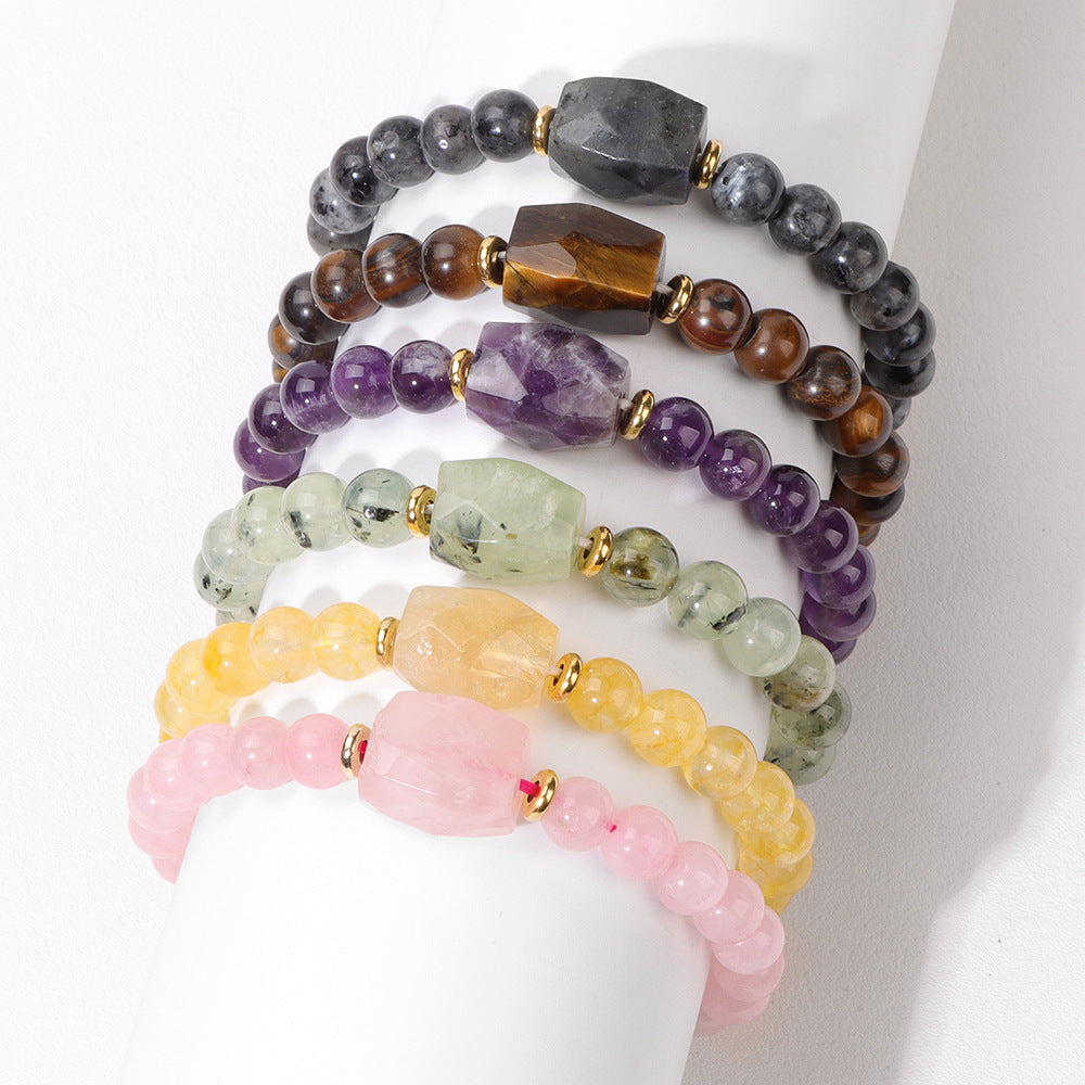 Natural Stone Beads Bracelet Women