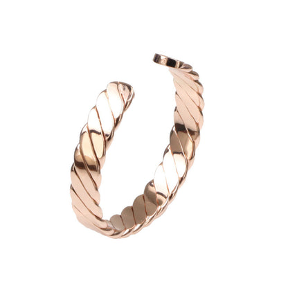 Rose Gold Copper Bracelet Large S Magnetic