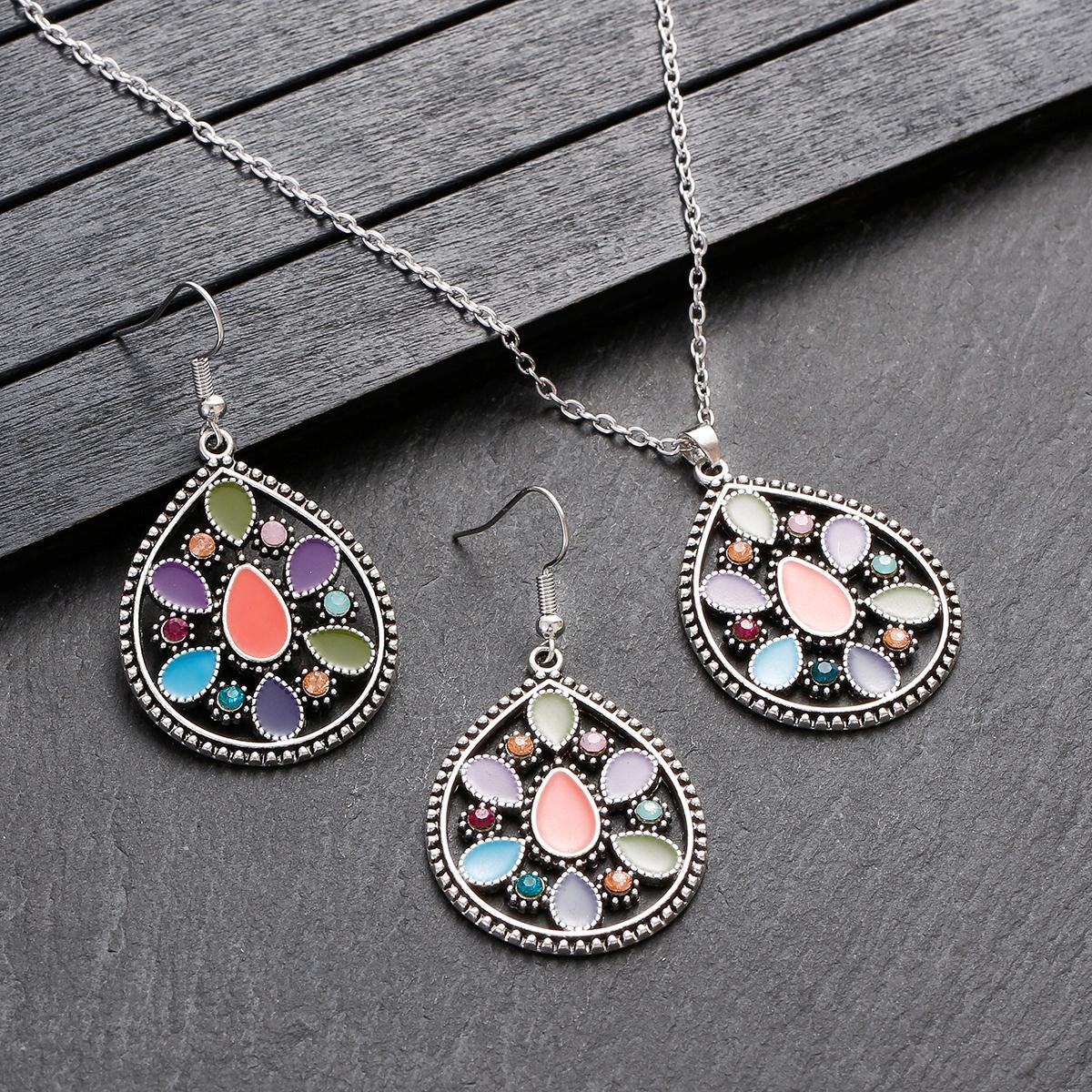 Bohemian Style Colorful Bead Jewelry Set