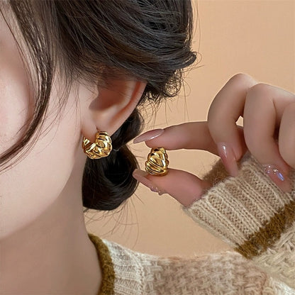 Gold Thread Ear Clip Female Niche Design