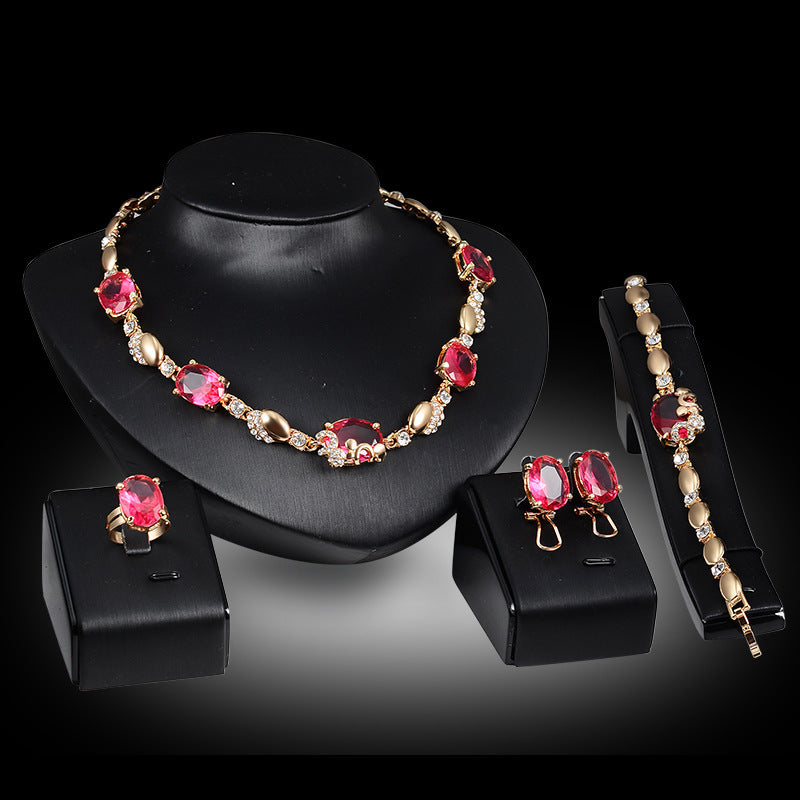 Fashion Four-piece Exaggerated Jewelry Set