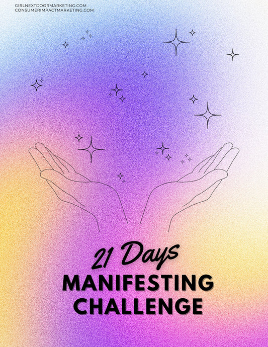 21 Days Manifesting Challenge - 24 Pages - Girls Next Door Marketplace