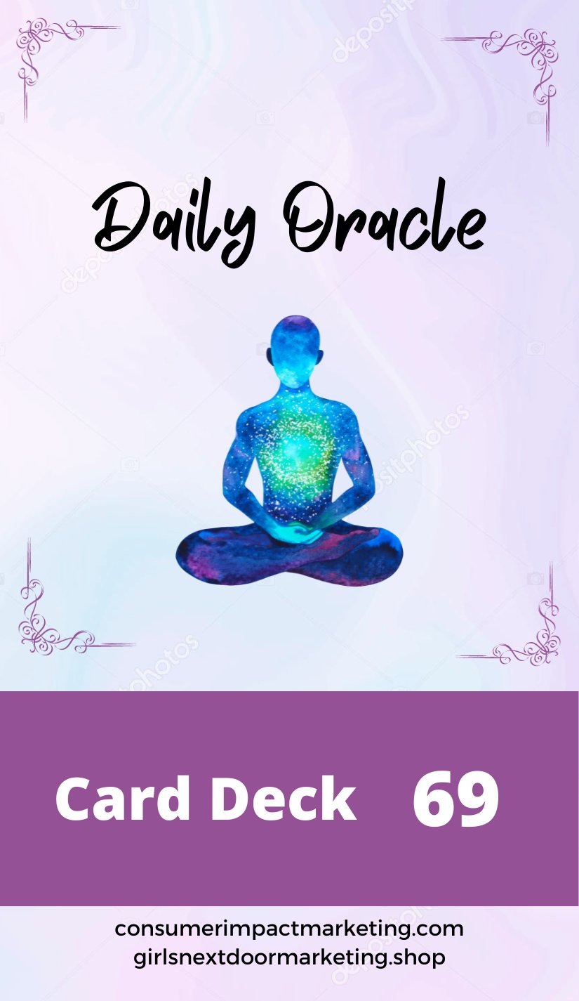 69 Daily Oracle Card Deck - 70 Pages - Girls Next Door Marketplace