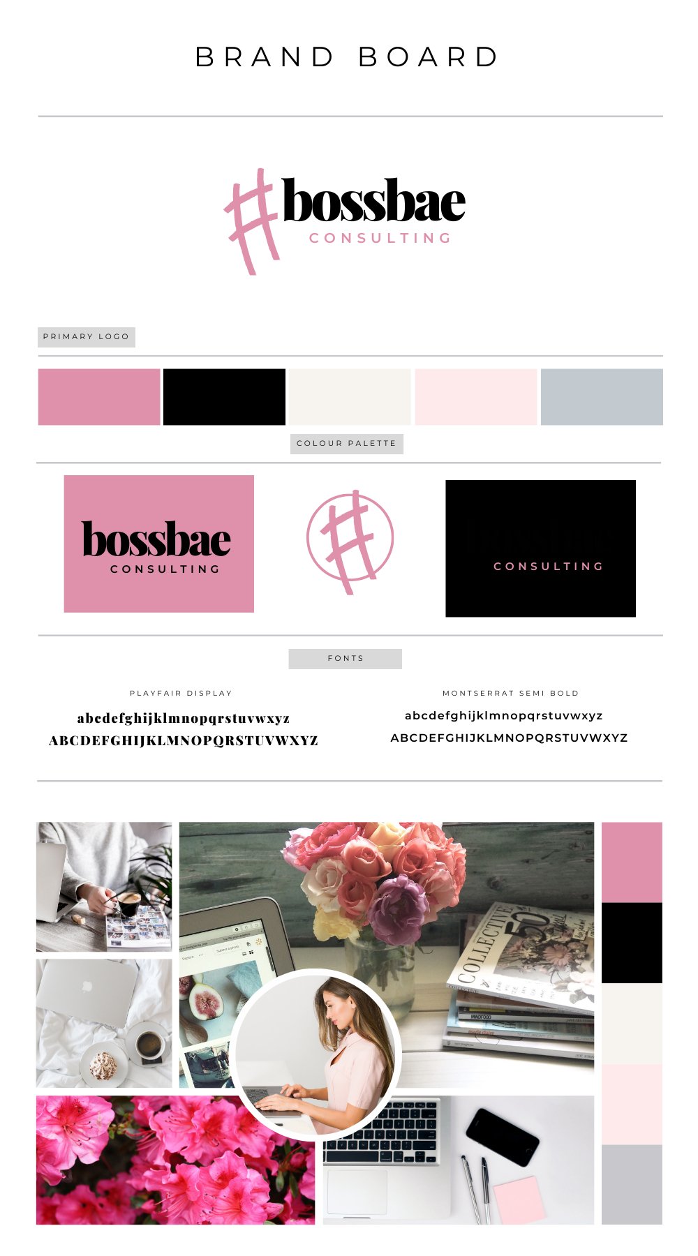 Branding Board 114 - Bossbae Consulting - Girls Next Door Marketplace