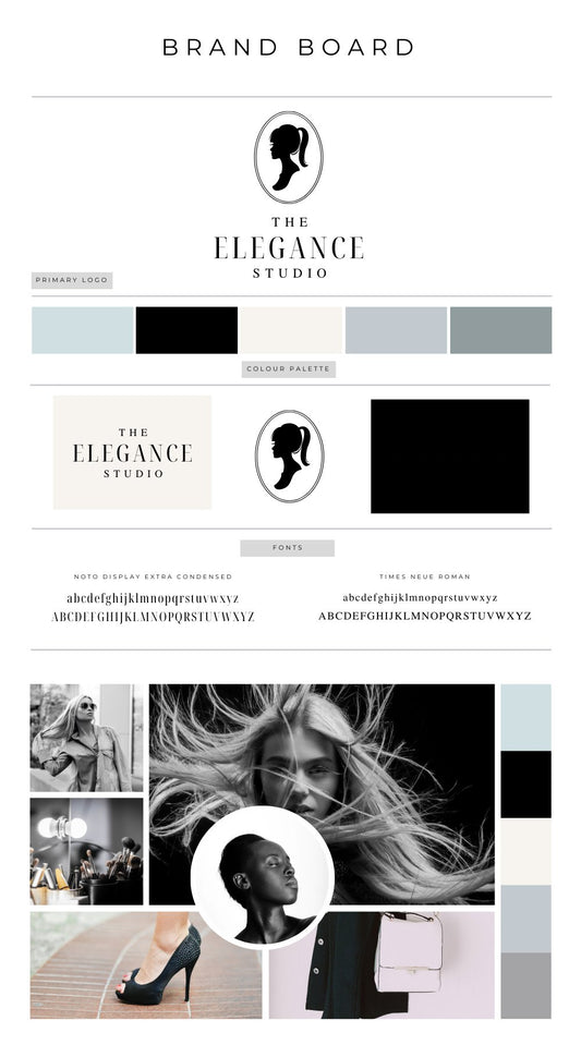 Branding Board 116 - The Elegance Studio - Girls Next Door Marketplace