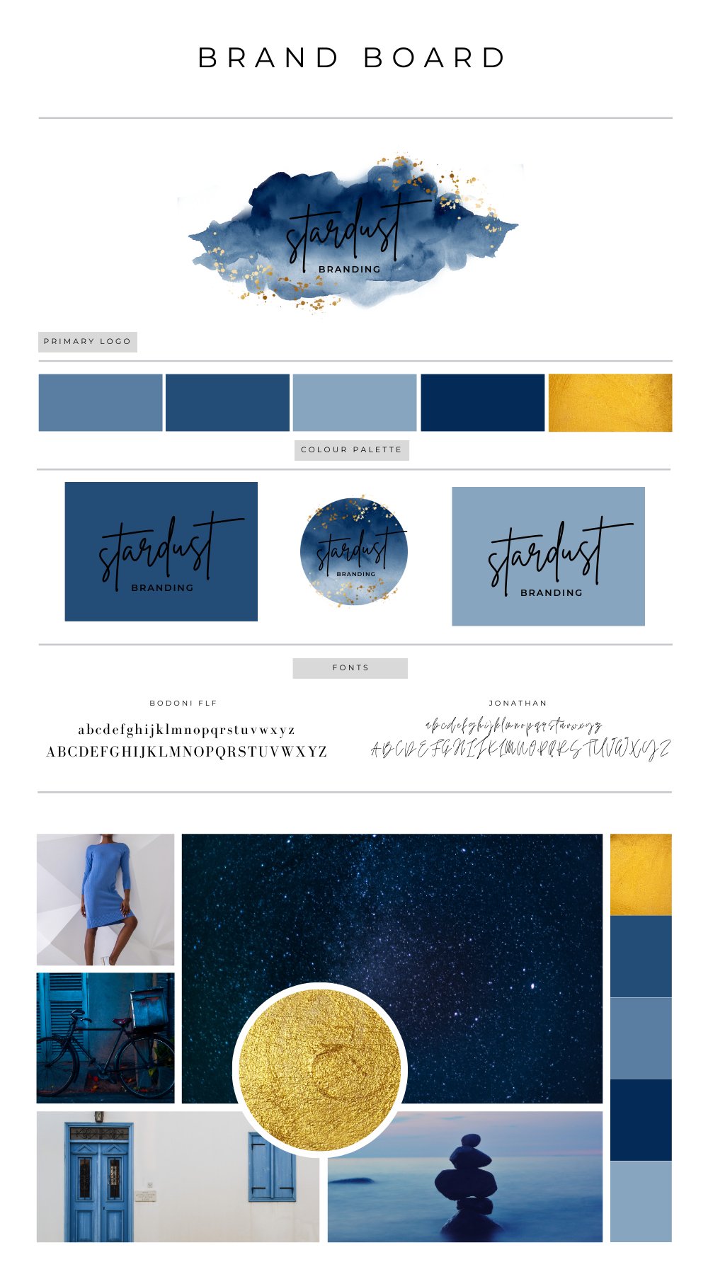 Branding Board 117 - Stardust Branding - Girls Next Door Marketplace